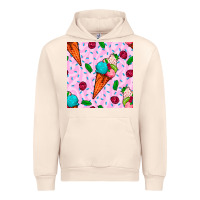 Sandshell ice cream seamless pattern Urban Hoodie - BundleAndBundleShop