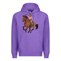Purple cowgirl Premium Hoodie - Artiststas