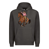 Smoke cowgirl Premium Hoodie - Artiststas