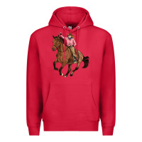 Cardinal cowgirl Premium Hoodie - Artiststas