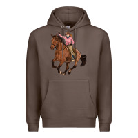 Coffee cowgirl Premium Hoodie - Artiststas