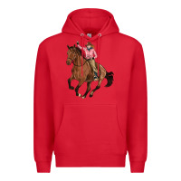 Red cowgirl Premium Hoodie - Artiststas