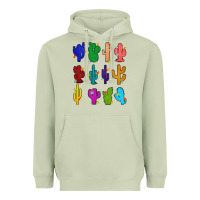 Matcha christmas glitter cactus Heavyweight Hoodie - Zillion Design Studio