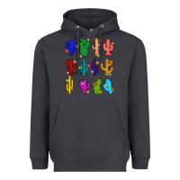 Smoke christmas glitter cactus Heavyweight Hoodie - Zillion Design Studio