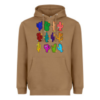 Toasted Coconut christmas glitter cactus Heavyweight Hoodie - Zillion Design Studio
