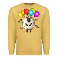 Antique Gold rainbow sheep Premium Sweatshirt - Zillion Design Studio