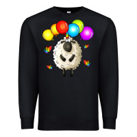 Black rainbow sheep Premium Sweatshirt - Zillion Design Studio