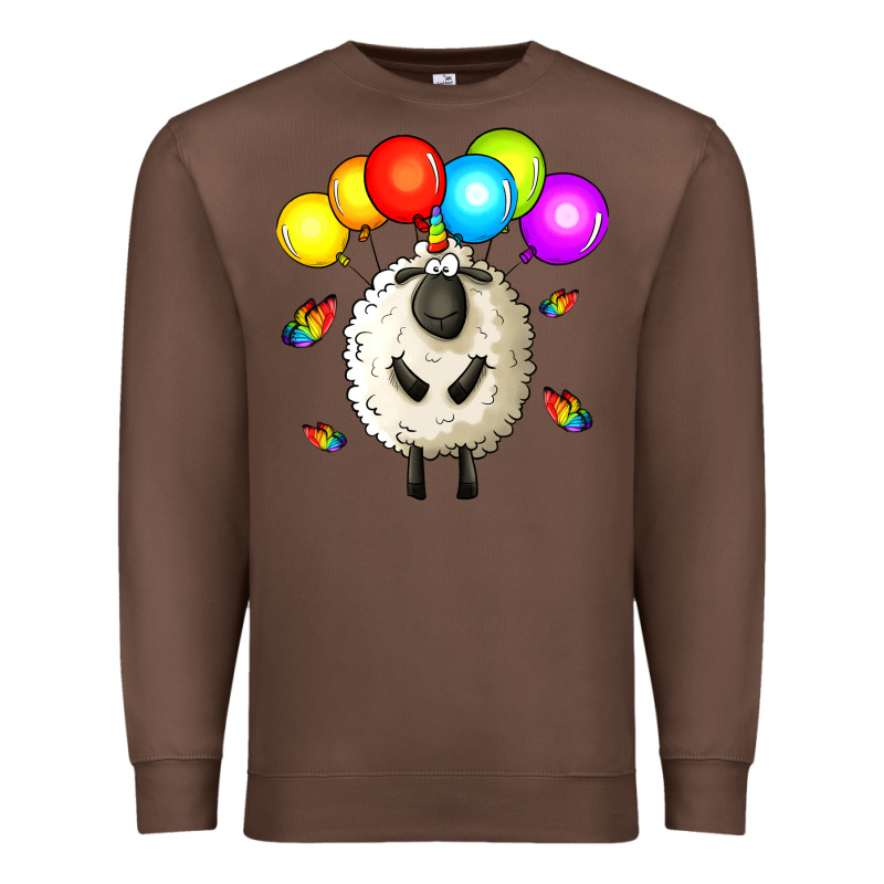 Rainbow Sheep Premium Sweatshirt by Zillion Design Studio | Teevron