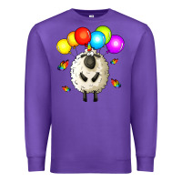Purple rainbow sheep Premium Sweatshirt - Zillion Design Studio