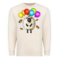 Sandshell rainbow sheep Premium Sweatshirt - Zillion Design Studio
