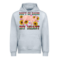 Heather Grey western don't go bacon my heart pig Urban Hoodie - Artiststas