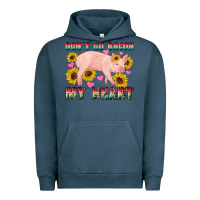 Pigment Midnight Navy western don't go bacon my heart pig Urban Hoodie - Artiststas