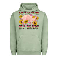 Pigment Oil Green western don't go bacon my heart pig Urban Hoodie - Artiststas