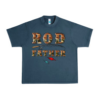 Midnight Navy rod father Urban Heavy Tee - Artiststas