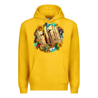 Lemon cross with bible and sunflowers Premium Hoodie - AdoDesignShop