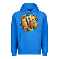 True Royal cross with bible and sunflowers Premium Hoodie - AdoDesignShop