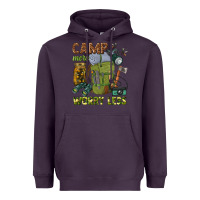 Plum camp more worry less Heavyweight Hoodie - texasbilliewilder