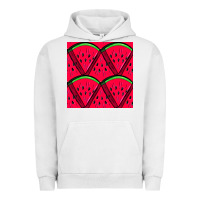 Pigment Lunar Rock Watermelon Slices Seamless Pattern Urban Hoodie - BundleAndBundleShop
