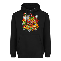 Black christmas cassette tapes Heavyweight Hoodie - Zillion Design Studio