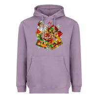 Lavender christmas cassette tapes Heavyweight Hoodie - Zillion Design Studio