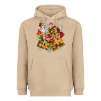 Mushroom christmas cassette tapes Heavyweight Hoodie - Zillion Design Studio