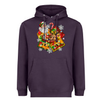 Plum christmas cassette tapes Heavyweight Hoodie - Zillion Design Studio