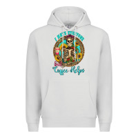 Dove Grey i hate everyone but coffee helps western skeleton coffee sunflowers Premium Hoodie - Artiststas