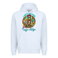White i hate everyone but coffee helps western skeleton coffee sunflowers Premium Hoodie - Artiststas
