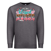 Charcoal Heather blessed nurse Premium Sweatshirt - texasbilliewilder
