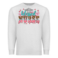 Oatmeal Heather blessed nurse Premium Sweatshirt - texasbilliewilder