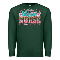 Sports Green blessed nurse Premium Sweatshirt - texasbilliewilder