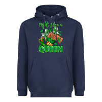 Navy green ribbon liver cancer afro girl sneakers Heavyweight Hoodie - RanaPortraitStore