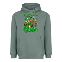 Sage green ribbon liver cancer afro girl sneakers Heavyweight Hoodie - RanaPortraitStore