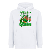 White green ribbon liver cancer afro girl sneakers Heavyweight Hoodie - RanaPortraitStore
