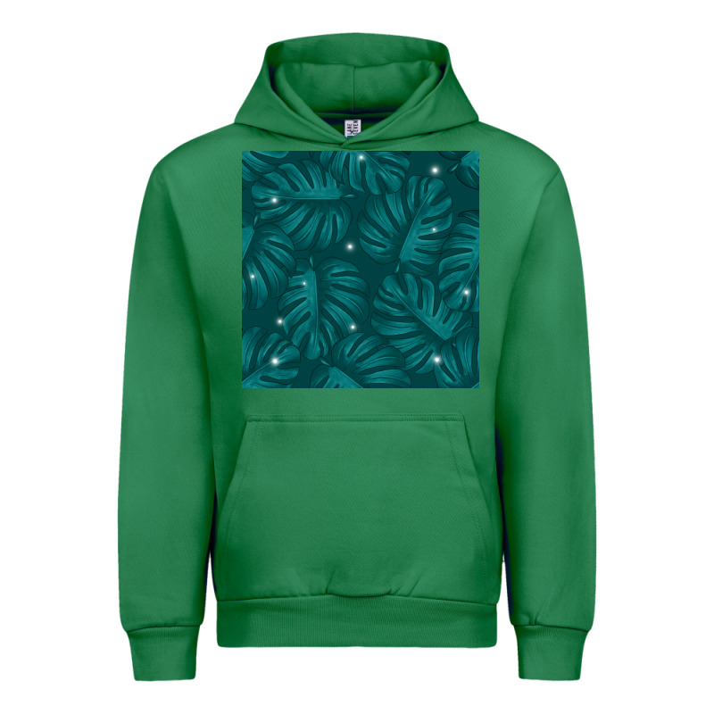 Tropical  Leaves Seamless Pattern Urban Hoodie by BundleAndBundleShop | Teevron