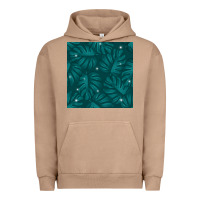 Pigment Burro Tropical  Leaves Seamless Pattern Urban Hoodie - BundleAndBundleShop