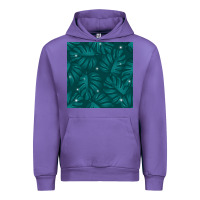 Tulip Tropical  Leaves Seamless Pattern Urban Hoodie - BundleAndBundleShop