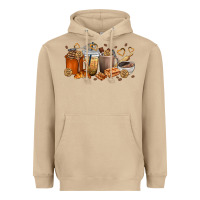 Mushroom cookie coffee cups Heavyweight Hoodie - texasbilliewilder