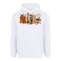 White cookie coffee cups Heavyweight Hoodie - texasbilliewilder