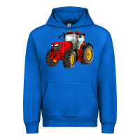Cobalt western farm tractor red Urban Hoodie - Artiststas