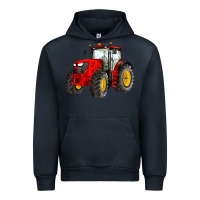 Navy western farm tractor red Urban Hoodie - Artiststas