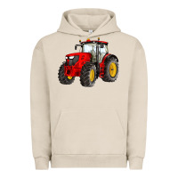 Pigment French Oak western farm tractor red Urban Hoodie - Artiststas