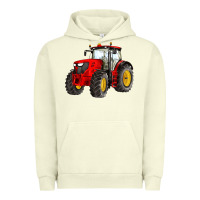 Pigment Pistachio western farm tractor red Urban Hoodie - Artiststas