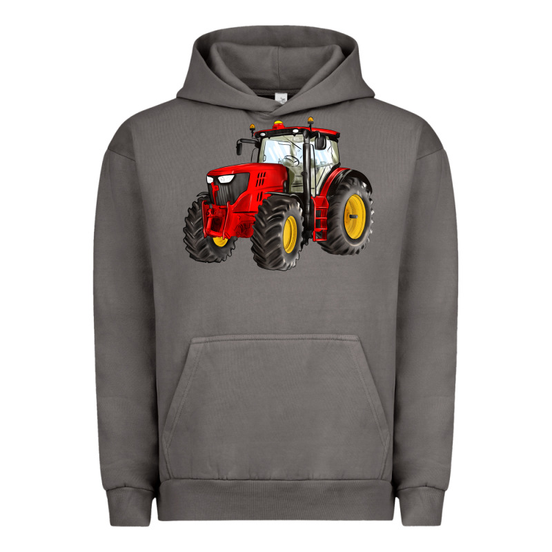 Western Farm Tractor Red Urban Hoodie by Artiststas | Teevron