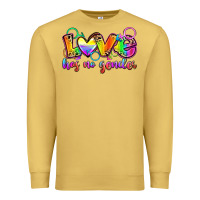 Antique Gold love has no gender Premium Sweatshirt - Zillion Design Studio