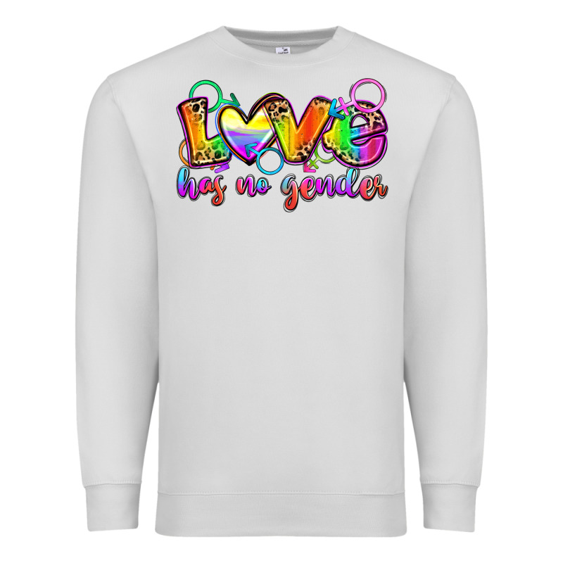 Love Has No Gender Premium Sweatshirt by Zillion Design Studio | Teevron