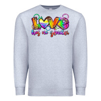 Heather Grey love has no gender Premium Sweatshirt - Zillion Design Studio