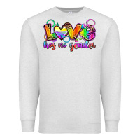 Oatmeal Heather love has no gender Premium Sweatshirt - Zillion Design Studio