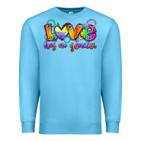Ocean Blue love has no gender Premium Sweatshirt - Zillion Design Studio