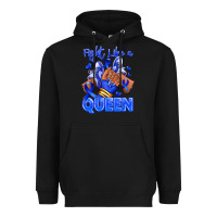 Black fight like a queen navy blue colon cancer afro gir Heavyweight Hoodie - RanaPortraitStore